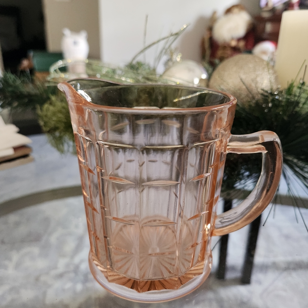 Hazel-Atlas, Colonial Block Flat Creamer